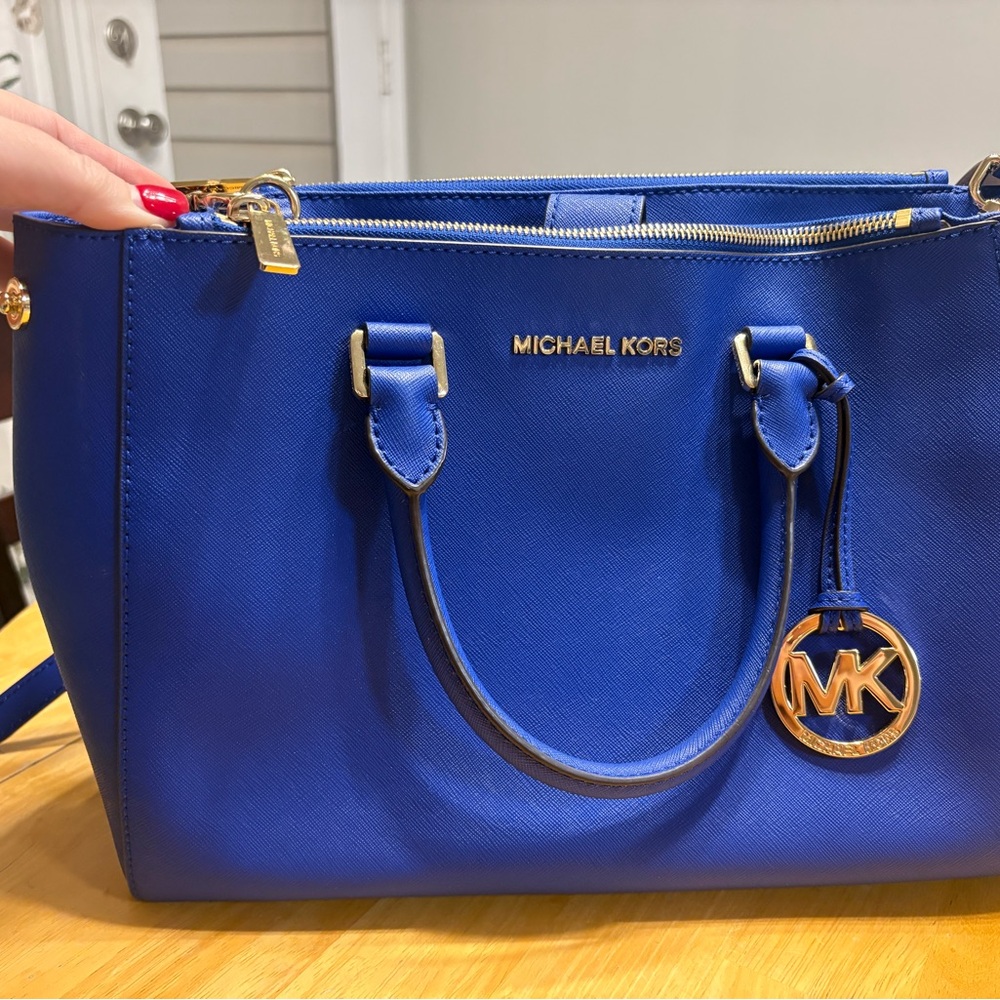 Michael Kors Royal Blue Satchel